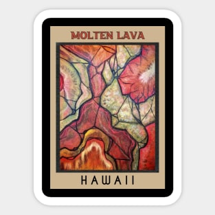 Molten Lava Sticker